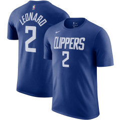 Tričko NBA Los Angeles Clippers Kawhi Leonard #2 Icon Player Name & Number Nike Royal