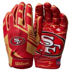 Rukavice NFL San Francisco 49ers Stretch Fit Receivers Wilson