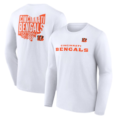Tričko s dlouhým rukávem NFL Cincinnati Bengals Hometown Hot Shot Graphic Fanatics Branded White