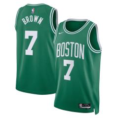 Dres NBA Boston Celtics Jaylen Brown Icon Edition Swingman Jersey Nike Green