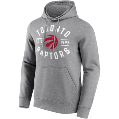 Mikina s kapucí NBA Toronto Raptors True Classic Graphic Fanatics Branded Gray