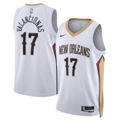 Dres NBA New Orleans Pelicans Jonas Valančiūnas Association Edition Swingman Jersey Nike White
