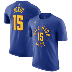 Tričko NBA Denver Nuggets Nikola Jokic #15 Statement Player Name & Number Jordan