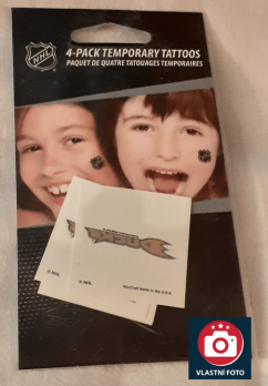 Tetovací nálepky NHL Anaheim Ducks WinCraft Brand