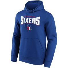 Mikina s kapucí NBA Philadelphia 76ers Word Arch Graphic Fanatics Branded Blue