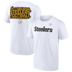 Tričko NFL Pittsburgh Steelers Hometown Hot Shot Graphic Fanatics Branded White