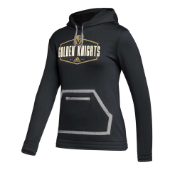Dámská mikina s kapucí NHL Vegas Golden Knights Team Pullover Hoodie Adidas - Black