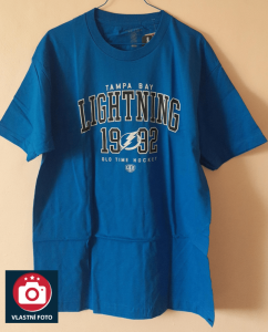 Tričko NHL Tampa Bay Lightning Old Time Hockey - Blue