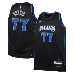 Dětský dres NBA Dallas Mavericks Luka Dončić City Edition Swingman Jersey Nike Black