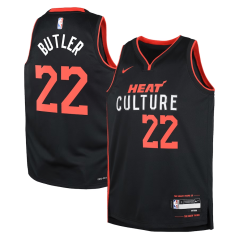 Dětský dres NBA Miami Heat Jimmy Butler City Edition Swingman Jersey Nike Black