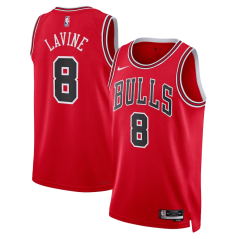 Dres NBA Chicago Bulls Zach Lavine Icon Edition Swingman Jersey Nike Red