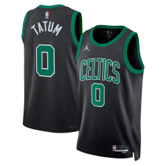 Dres NBA Boston Celtics Jayson Tatum Statement Edition Swingman Jersey Jordan Black