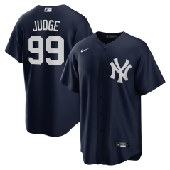 Dres MLB New York Yankees Aaron Judge #99 Alternate Replica Player Jersey Nike - Navy