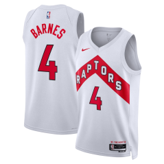 Dres NBA Toronto Raptors Scottie Barnes Association Edition Swingman Jersey Nike White