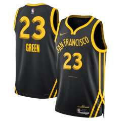Dres NBA Golden State Warriors Draymond Green City Edition Swingman Jersey Nike Black