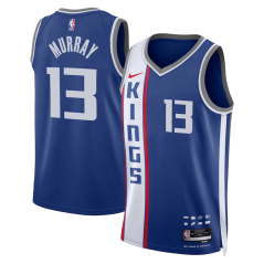 Dres NBA Sacramento Kings Keegan Murray City Edition Swingman Jersey Nike Blue