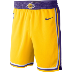Basketbalové trenýrky NBA Los Angeles Lakers Icon Edition Swingman Nike Gold