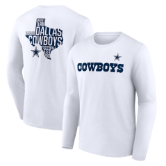 Tričko s dlouhým rukávem NFL Dallas Cowboys Hometown Hot Shot Graphic Fanatics Branded White
