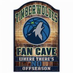 Dřevěná nástěnná cedule NBA Minnesota Timberwolves WinCraft Brand