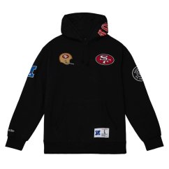 Mikina s kapucí NFL San Francisco 49ers City Collection Mitchell & Ness