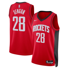 Dres NBA Houston Rockets Alperen Sengun Icon Edition Swingman Jersey Nike Red