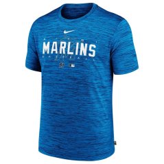 Tričko MLB Miami Marlins Authentic Practice Velocity Performance Nike