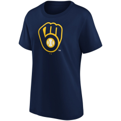 Dámské tričko MLB Milwaukee Brewers Primary Logo Graphic Fanatics Branded Navy