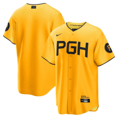 Dres MLB Pittsburgh Pirates City Connect Replica Jersey Nike - Gold