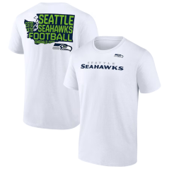 Tričko NFL Seattle Seahawks Hometown Hot Shot Graphic Fanatics Branded White