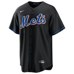 Dres MLB New York Mets Alternate Replica Jersey Nike - Black