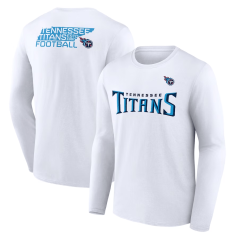 Tričko s dlouhým rukávem NFL Tennessee Titans Hometown Hot Shot Graphic Fanatics Branded White