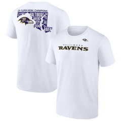 Tričko NFL Baltimore Ravens Hometown Hot Shot Graphic Fanatics Branded White