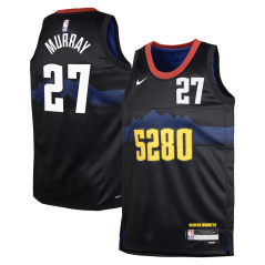Dětský dres NBA Denver Nuggets Jamal Murray City Edition Swingman Jersey Nike Black