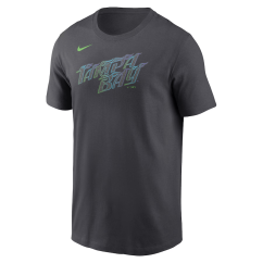 Tričko MLB Tampa Bay Rays City Connect Wordmark Nike - Charcoal