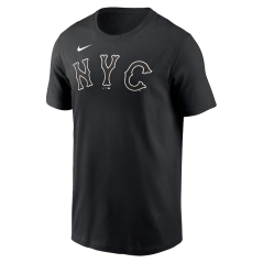 Tričko MLB New York Mets City Connect Wordmark Nike - Gray