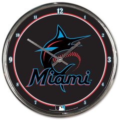 Nástěnné hodiny MLB Miami Marlins WinCraft Brand
