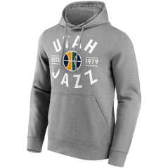 Mikina s kapucí NBA Utah Jazz True Classic Graphic Fanatics Branded Gray
