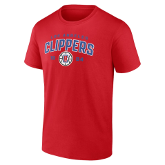 Tričko NBA Los Angeles Clippers Rebel Logo Fanatics Branded Red