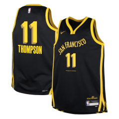 Dětský dres NBA Golden State Warriors Klay Thompson City Edition Swingman Jersey Nike Black