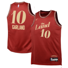 Dětský dres NBA Cleveland Cavaliers Darius Garland City Edition Swingman Jersey Nike Wine