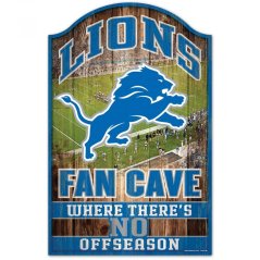 Dřevěná nástěnná cedule NFL Detroit Lions WinCraft Brand