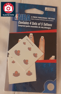 Ozdobné nálepky na nehty NBA New York Knicks 4 balení WinCraft Brand