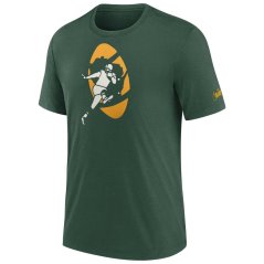 Tričko NFL Green Bay Packers Rewind Logo Tri-Blend Nike - Green