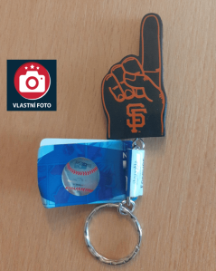 Přívěšek MLB San Francisco Giants Foam Finger FOCO Brand