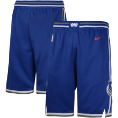 Dětské basketbalové trenýrky NBA Sacramento Kings City Edition Swingman Nike Blue