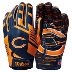 Rukavice NFL Chicago Bears Stretch Fit Receivers Wilson