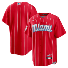 Dres MLB Miami Marlins City Connect Replica Jersey Nike - Red