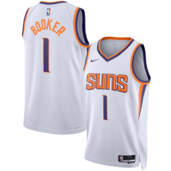 Dres NBA Phoenix Suns Devin Booker Association Edition Swingman Jersey Nike White