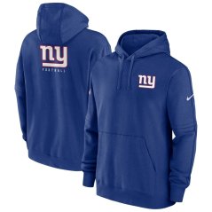 Mikina s kapucí NFL New York Giants Sideline Club Nike Blue