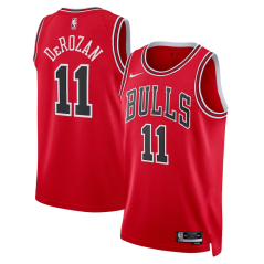 Dres NBA Chicago Bulls DeMar DeRozan Icon Edition Swingman Jersey Nike Red